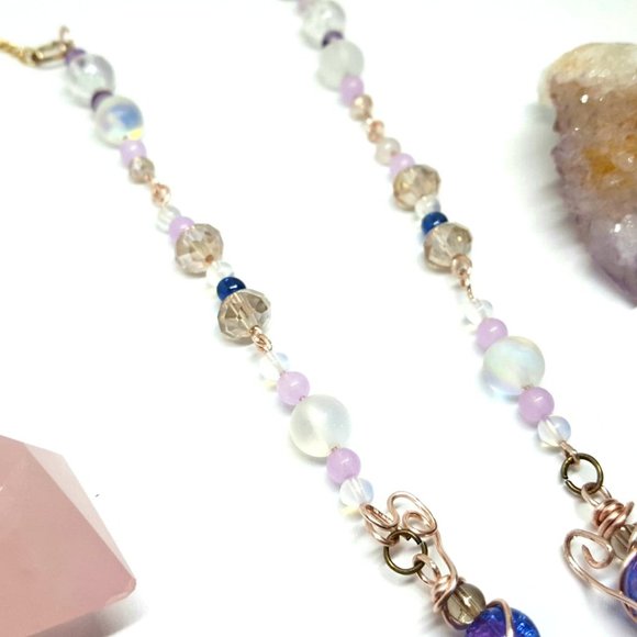 Angelic Cloud Faerie Clear Quartz Crystal Necklace - Picture 8 of 8